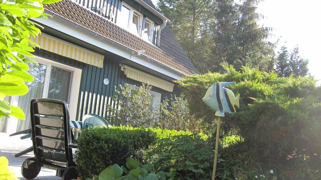 Zahrada ubytování Ferienwohnungen Reetwinkel in Wieck