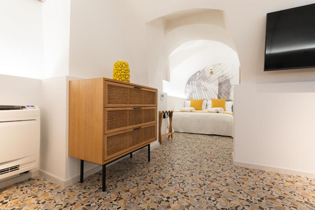TV a/nebo společenská místnost v ubytování B & B Carol's