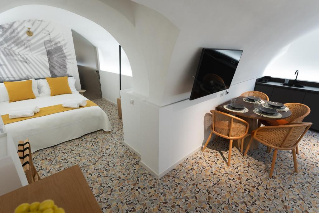 TV a/nebo společenská místnost v ubytování B & B Carol's