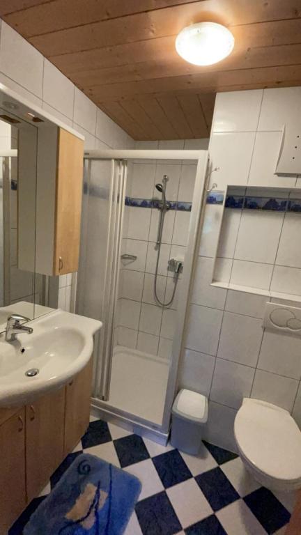 Kúpeľňa v ubytovaní Unterfuchs