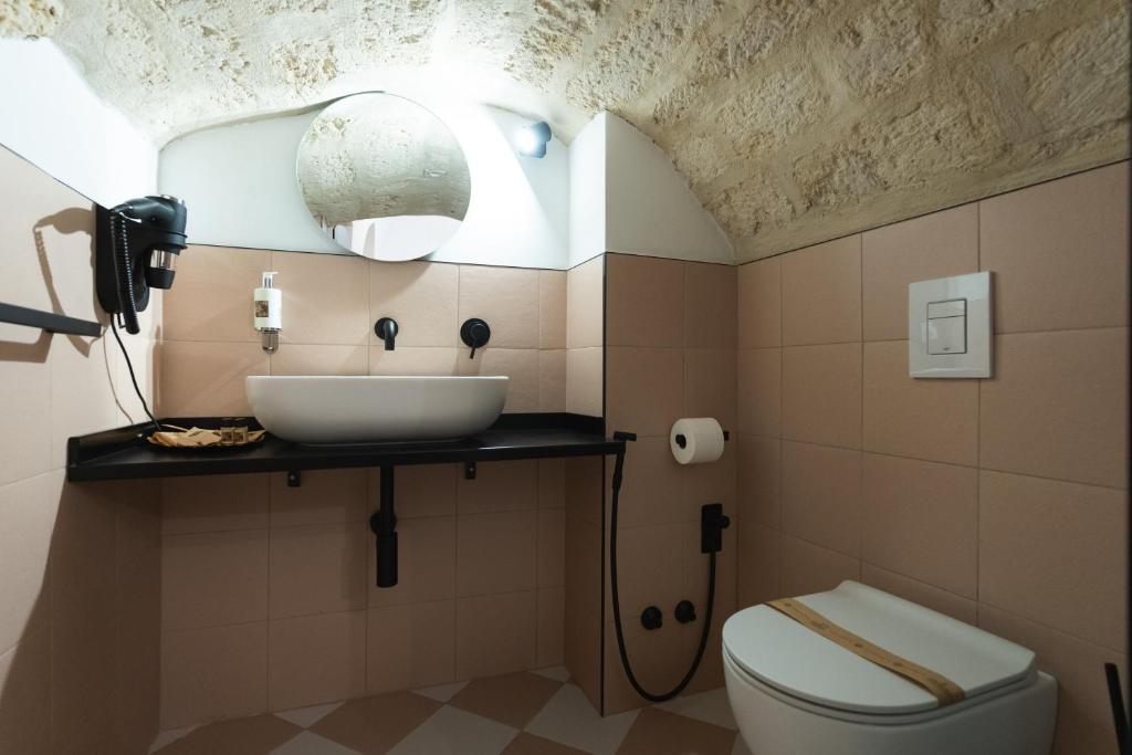 Koupelna v ubytování B & B Carol's