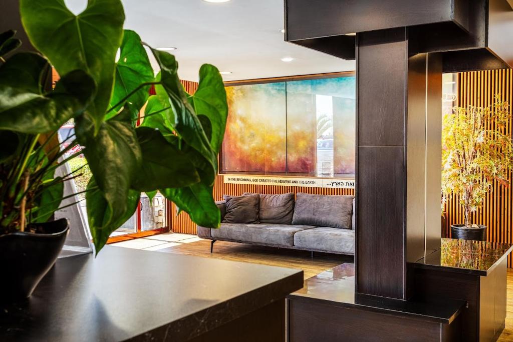 Posezení v ubytování Inbar Hotel