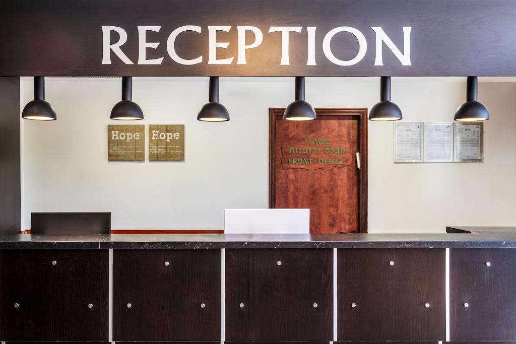 Vstupní hala nebo recepce v ubytování Inbar Hotel