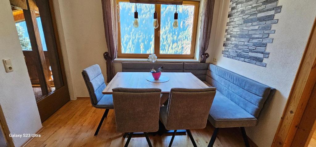 Posezení v ubytování Ferienwohnung Schranz