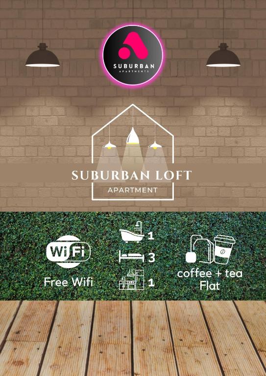 Certifikát, hodnocení, plakát nebo jiný dokument vystavený v ubytování Suburban Loft