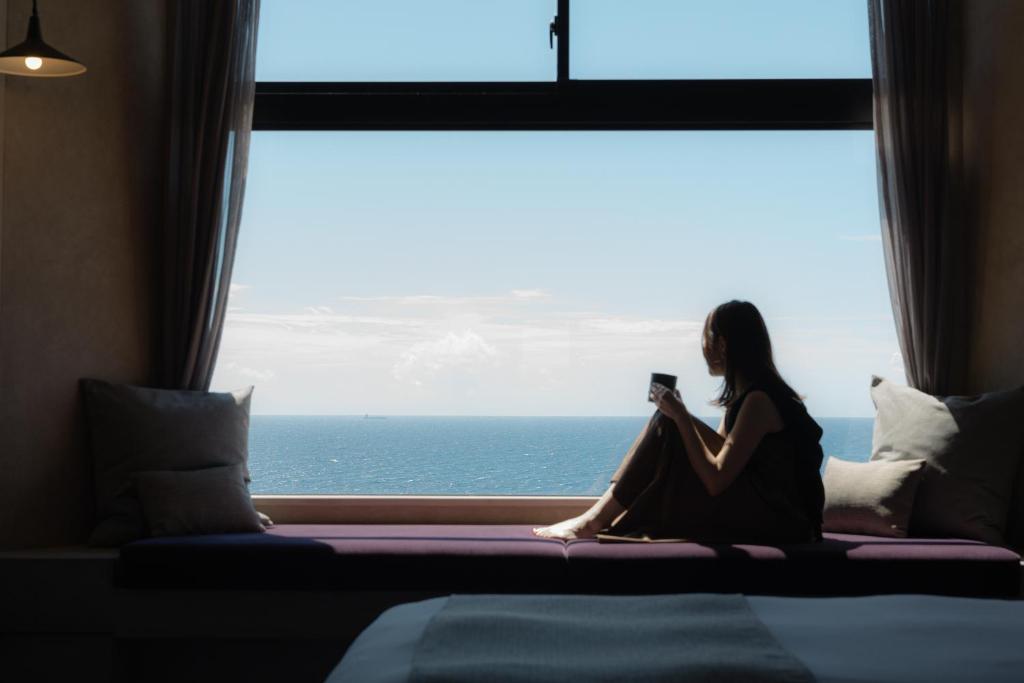 Nespecifikovaný výhled na moře nebo výhled na moře při pohledu z hotelu