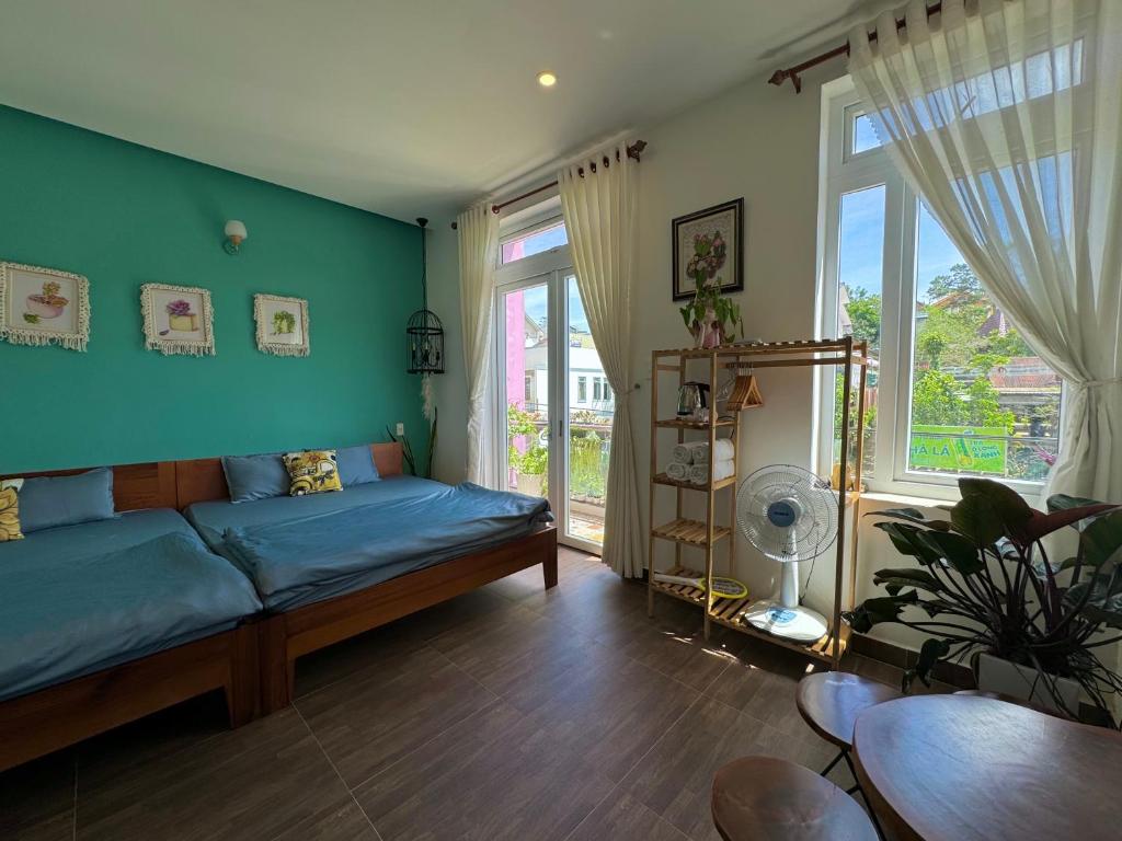 Posezení v ubytování Selena Dalat Homestay