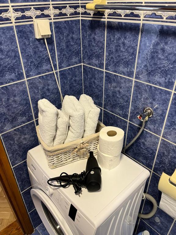 Koupelna v ubytování Nikola NS2
