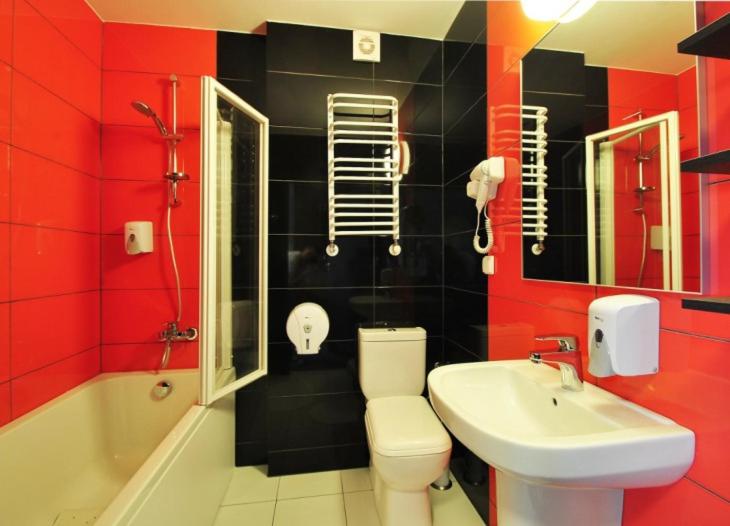 Kúpeľňa v ubytovaní Hotel Level
