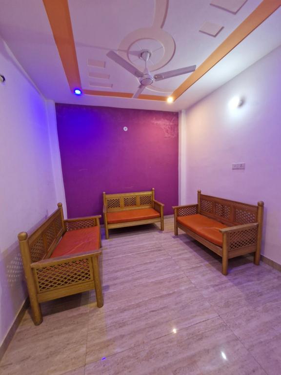 Posezení v ubytování Shree Shyam Palace HOMESTAY near RamJanmbhoomi