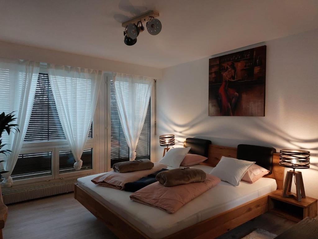 Postel nebo postele na pokoji v ubytování El Destino Apartments