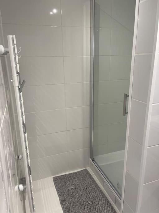 Koupelna v ubytování Appartement berges Oise