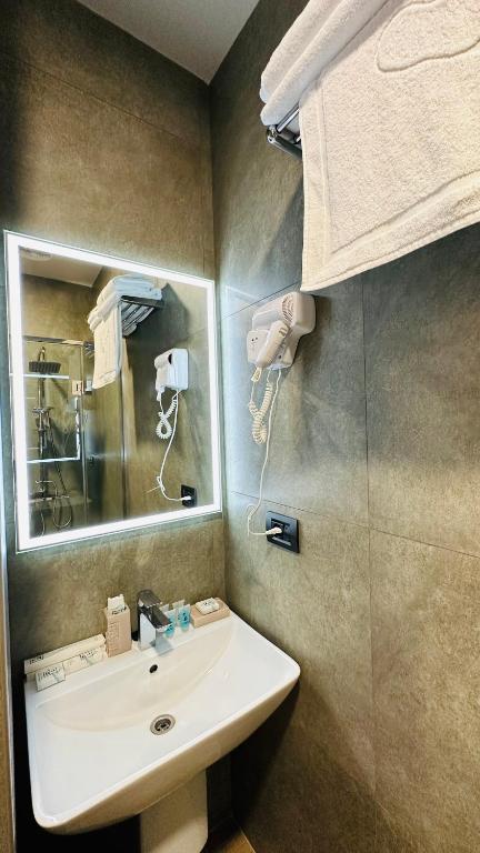 Koupelna v ubytování Marrone Hotel Tsaghkadzor