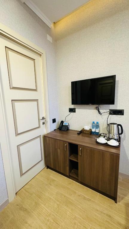 Kuchyň nebo kuchyňský kout v ubytování Marrone Hotel Tsaghkadzor