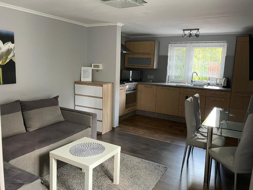Kuchyňa alebo kuchynka v ubytovaní Apartament Lazur