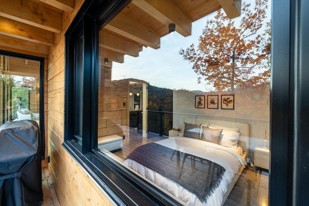 Posezení v ubytování Le Harfång - Vue imprenable - Sauna - 3min du Mont