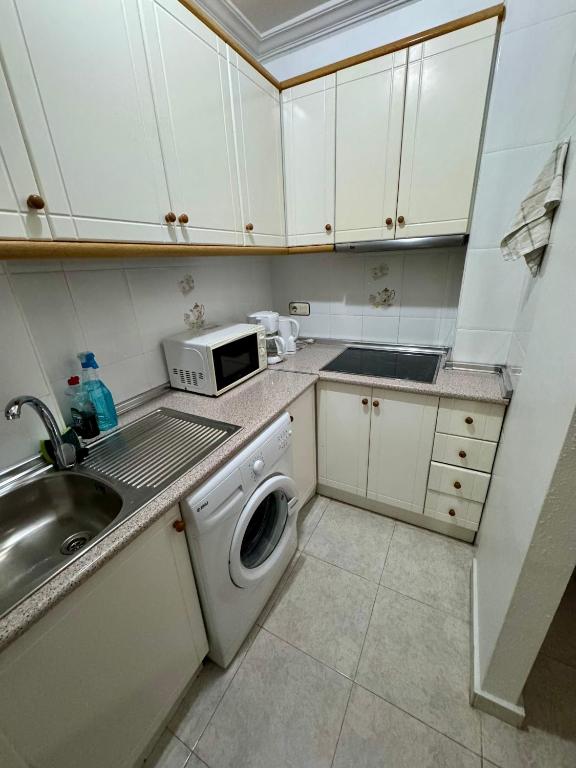 A kitchen or kitchenette at la casa de Nicolás