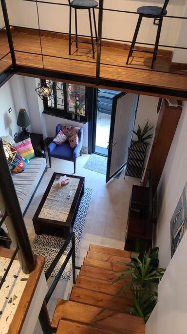 Postel nebo postele na pokoji v ubytování Loft Apartment Jabal Amman B
