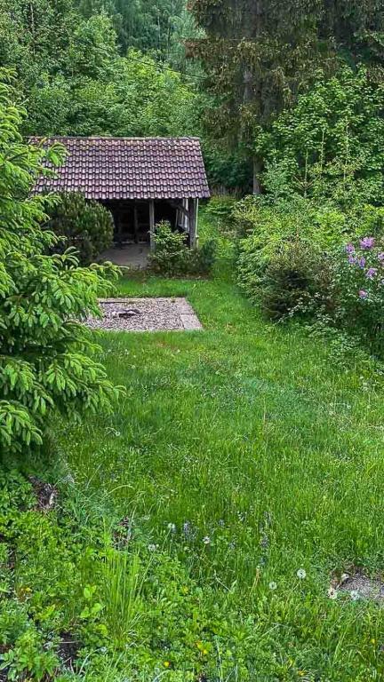 Zahrada ubytování Roubenka U Javoru