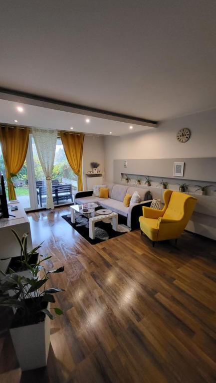 Posezení v ubytování Quiet Apartments Kościelna