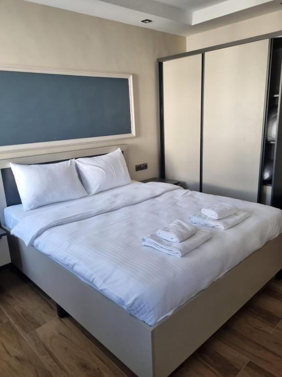 Postel nebo postele na pokoji v ubytování Alis Home Pamukkale