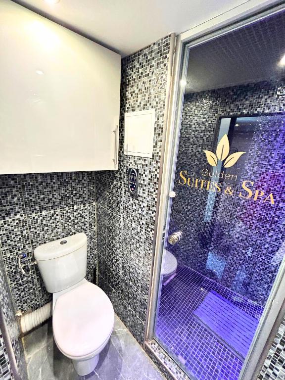 Koupelna v ubytování Le Saphir Spa & Jacuzzi
