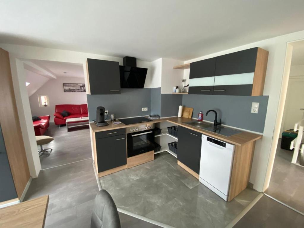 Kuchyň nebo kuchyňský kout v ubytování Kovacevic Rooms