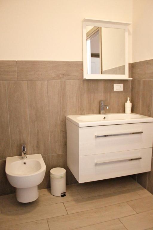 Koupelna v ubytování B&B Leonardo