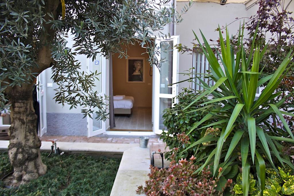 Zahrada ubytování B&B Leonardo