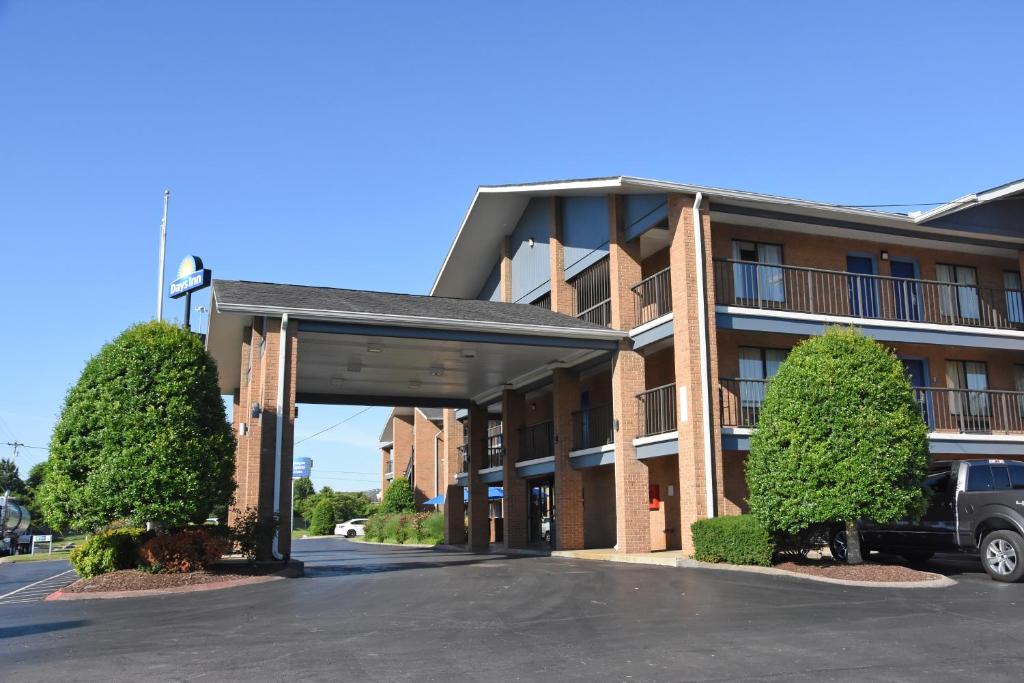 a parking lot in front of a building at Days Inn by Wyndham Lebanon in Lebanon