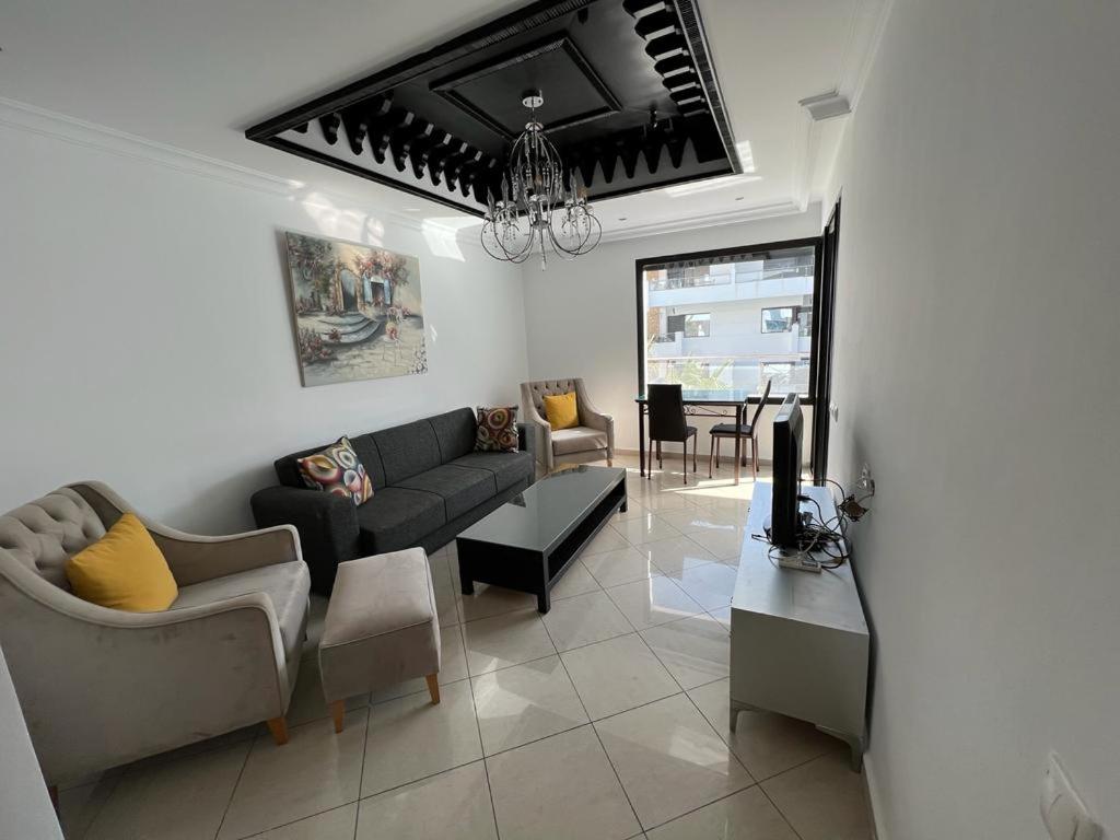 Posezení v ubytování Appartement Cosy Vue sur Mer