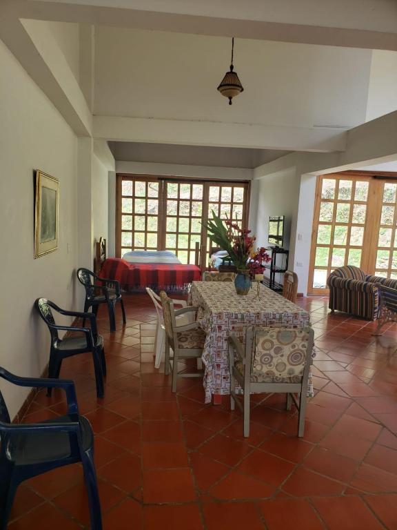 Posezení v ubytování Hotel Campestre Villa Nico