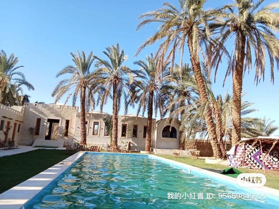 Bazén v ubytování فندق إريغن Erighin siwa hotel nebo v jeho okolí