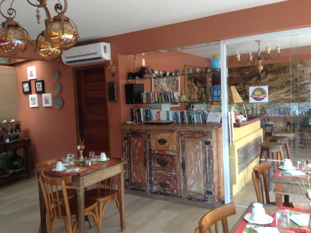 Restaurace v ubytování Pousada Bahia Bella