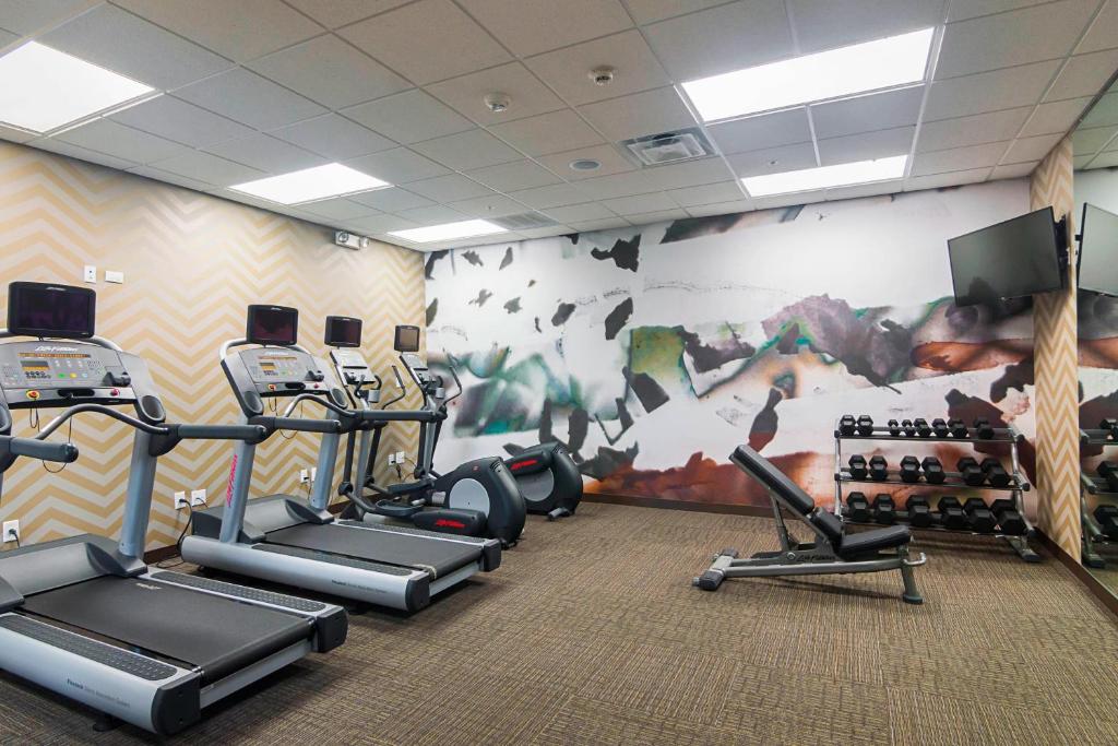 Fitness centrum a/nebo fitness zařízení v ubytování Residence Inn by Marriott Denton