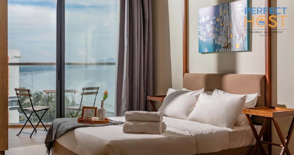 Posezení v ubytování Timurbay Beachfront by Perfect Host