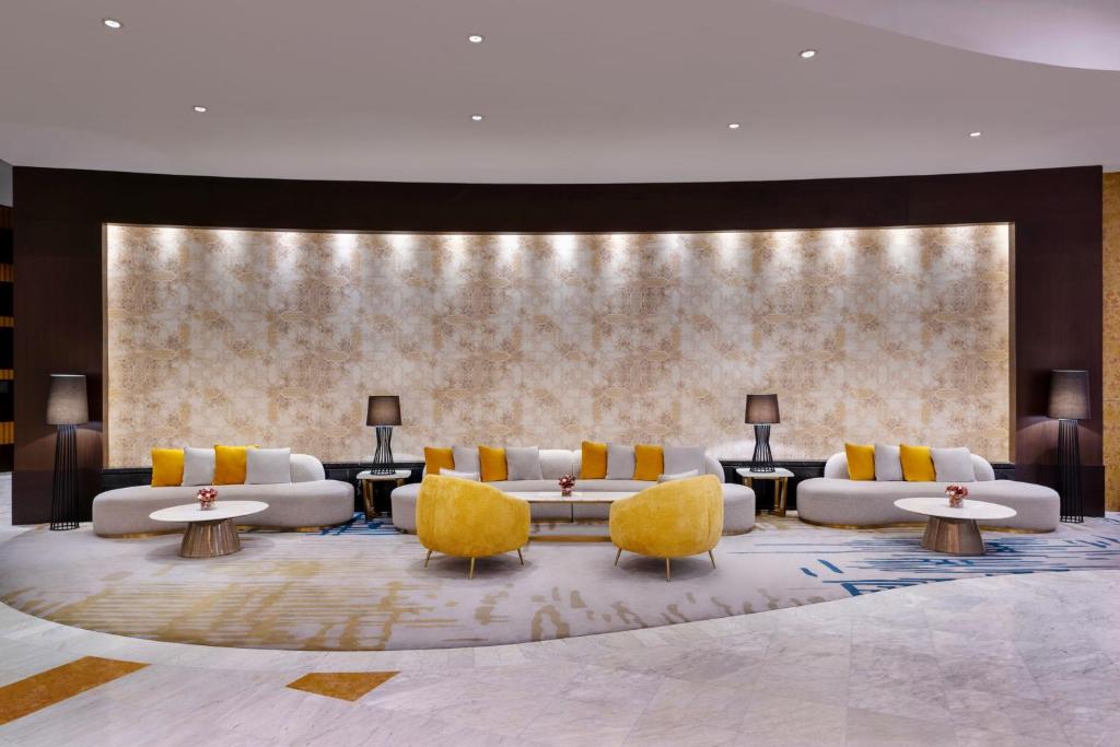Posezení v ubytování Marriott Marquis City Center Doha Hotel