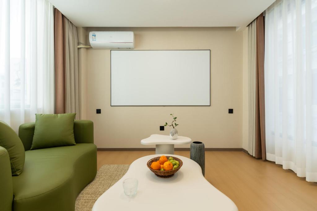 Posezení v ubytování Dali Yufu B&B Hotel