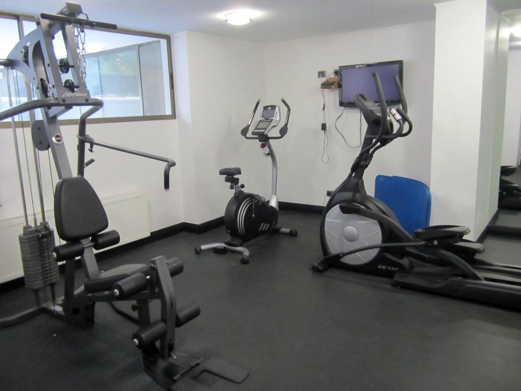 Fitness centrum a/nebo fitness zařízení v ubytování Lobato Apartments