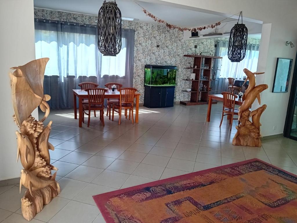 Posezení v ubytování Villa Belza et SPA