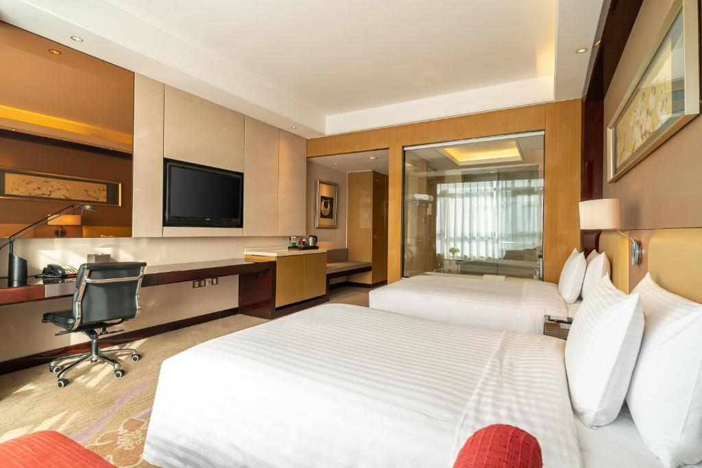 Wanda Realm Taizhou - Deluxe Twin Room - Pavimento Esecutivo