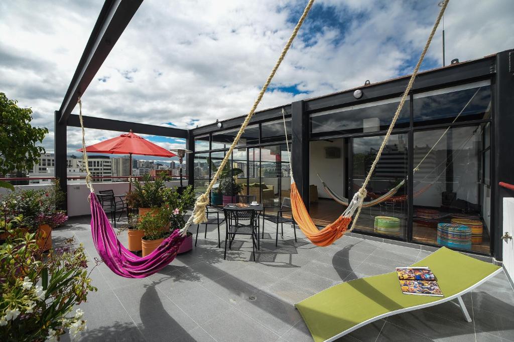 Patio nebo venkovní prostory v ubytování Casa Q