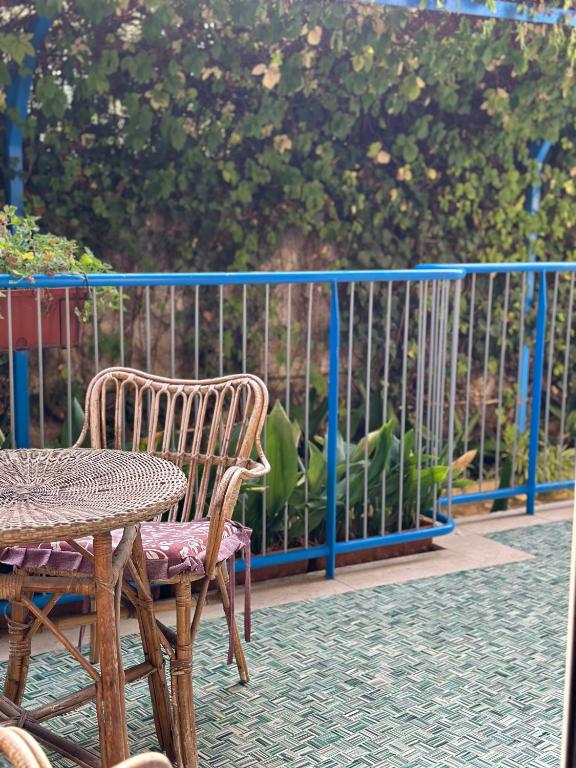 A balcony or terrace at Villa Savoia Mondello