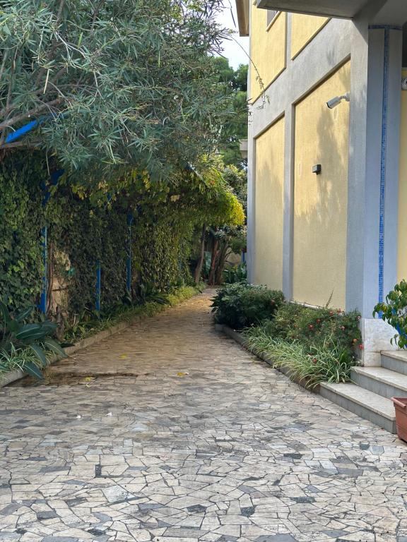 A garden outside Villa Savoia Mondello
