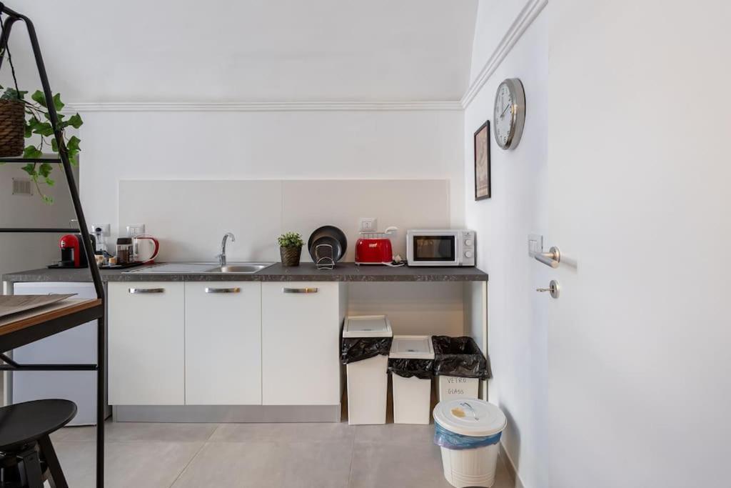 Kuchyň nebo kuchyňský kout v ubytování Casa dei Nonni Loft