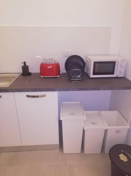 Kuchyň nebo kuchyňský kout v ubytování Casa dei Nonni Loft