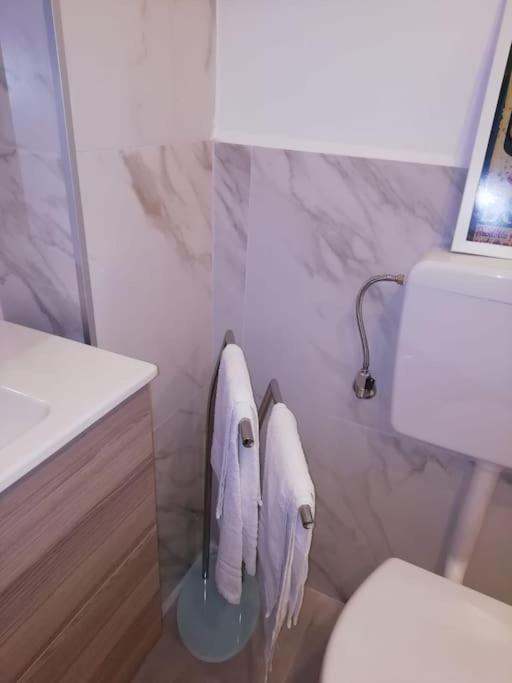 Koupelna v ubytování Casa dei Nonni Loft