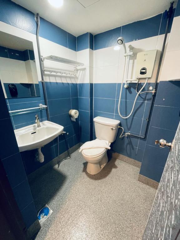 Koupelna v ubytování De Swift Hotel