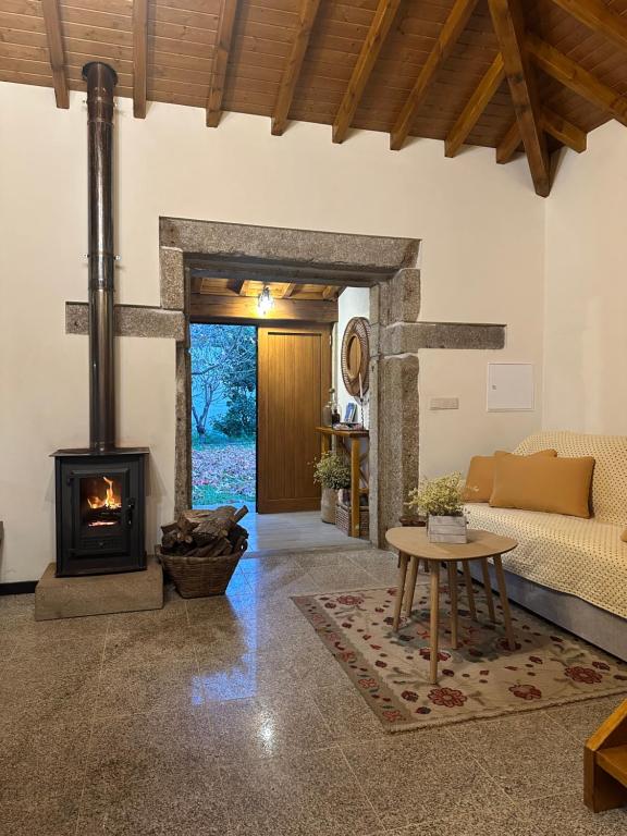Χώρος καθιστικού στο Casa do Moinho