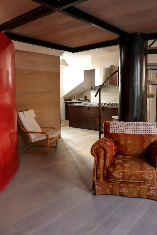 Posezení v ubytování La Corte di Brusuglio Apartments